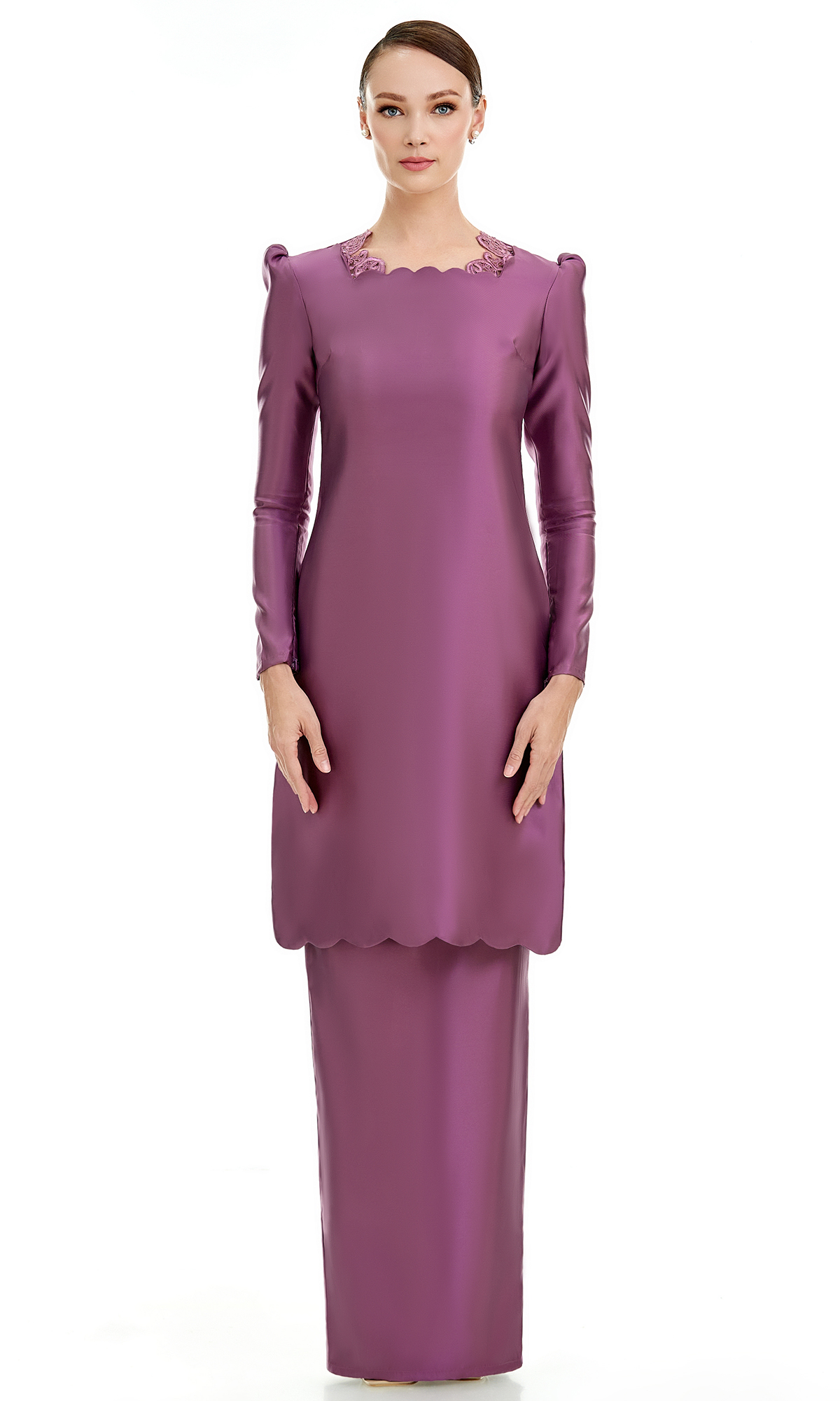 Belinda Kurung in Purple