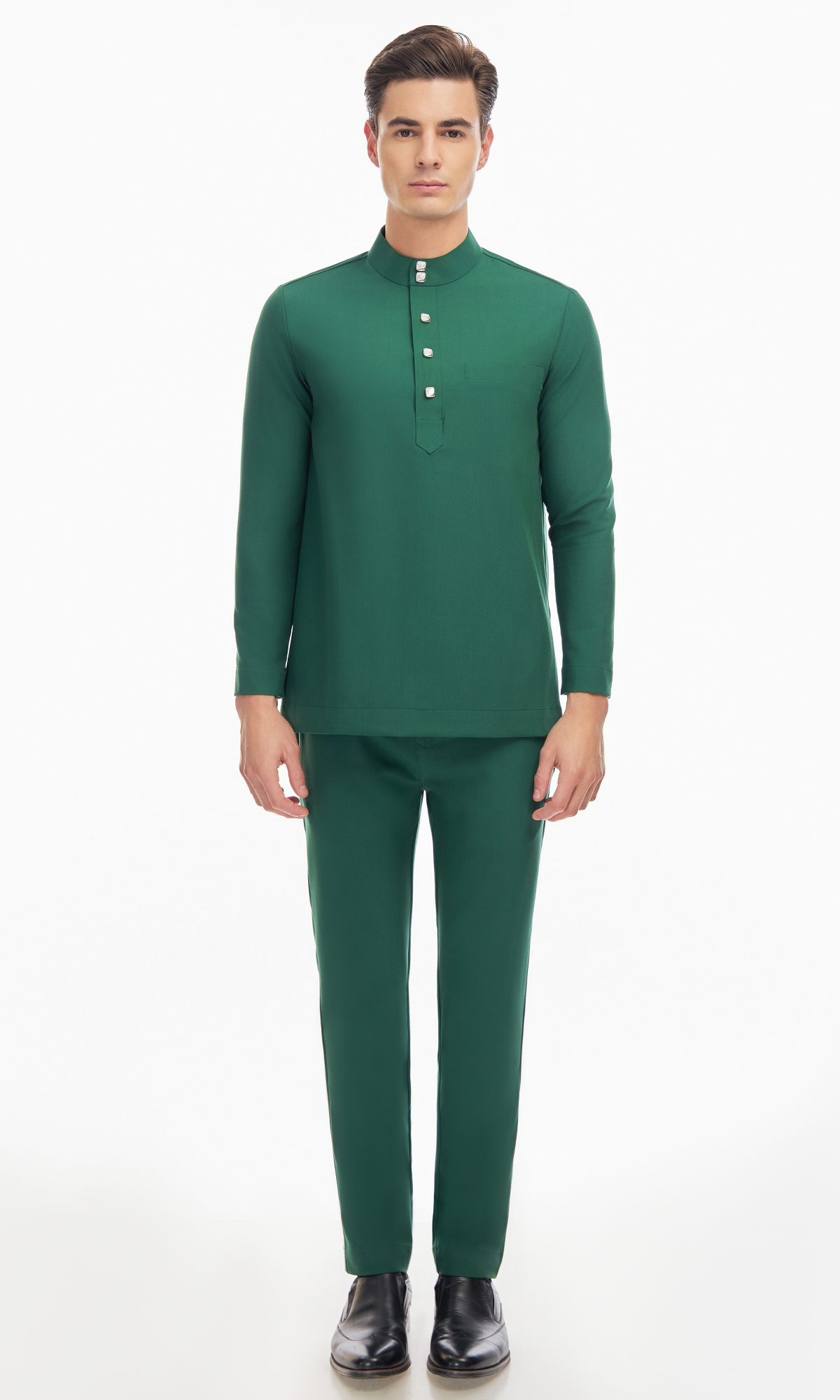 Harraz Baju Melayu in Emerald Green