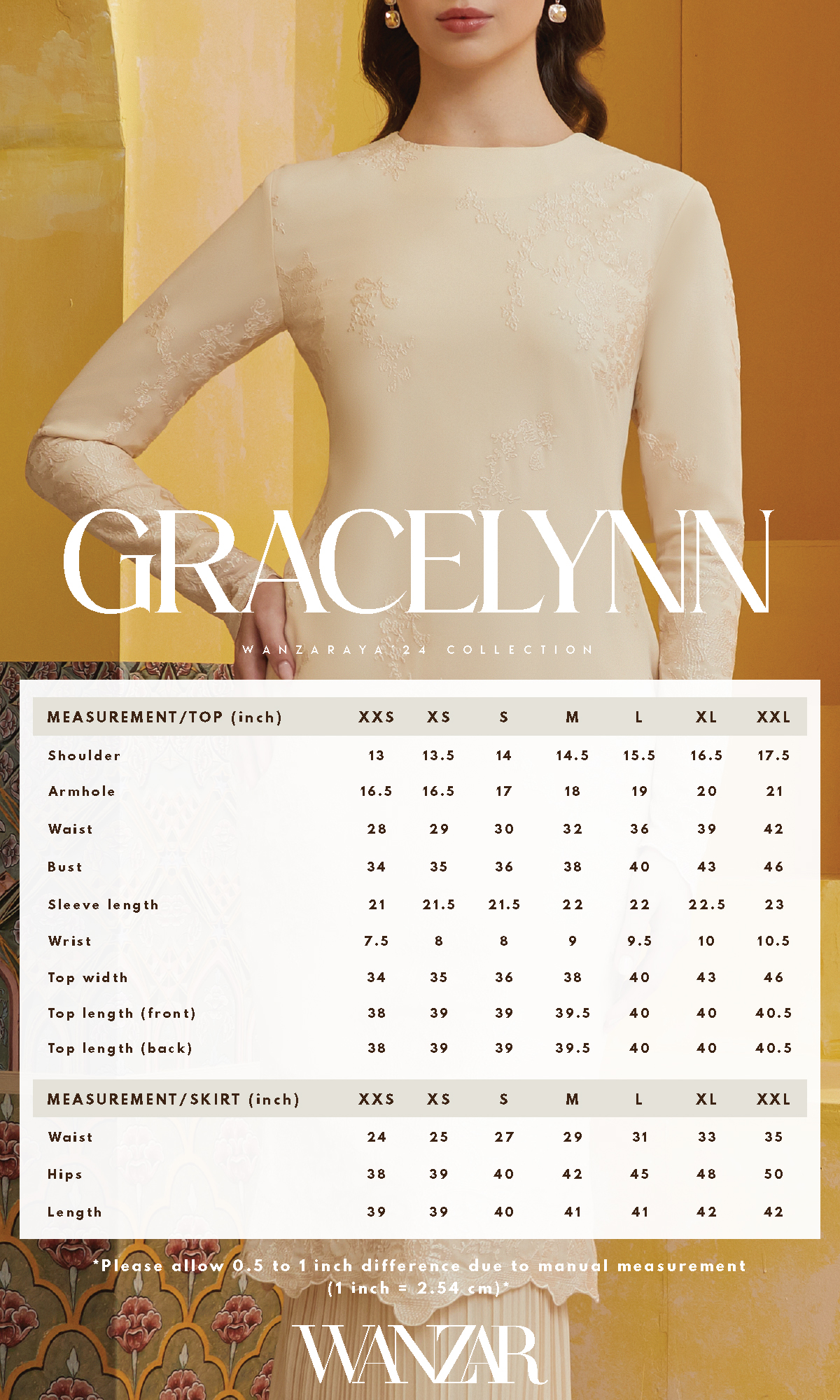 Gracelynn Kurung in Rose Bloom