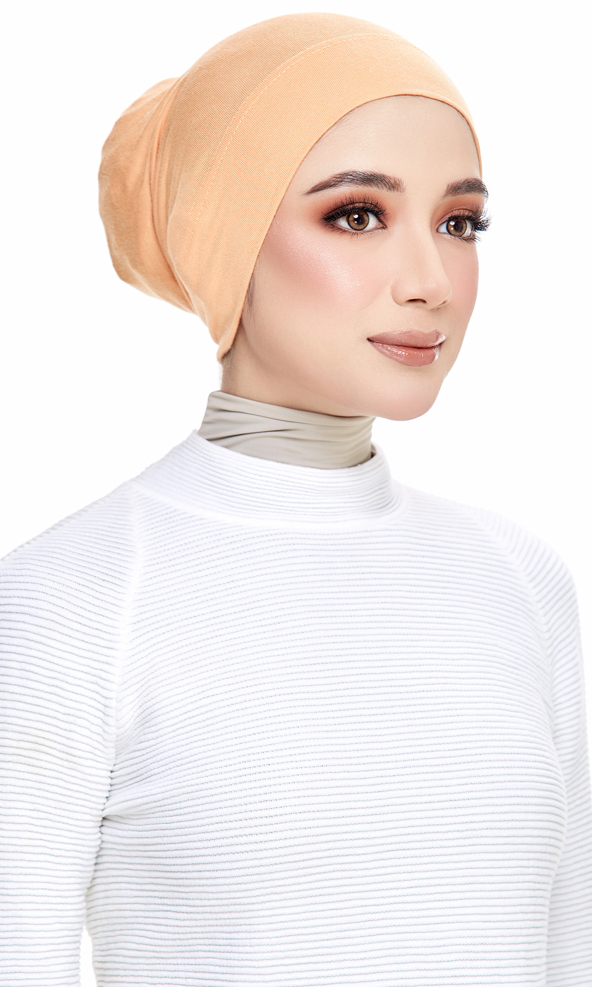Rania Inner Cap in Persian Orange