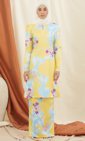 Alisha Kurung in Butter Yellow