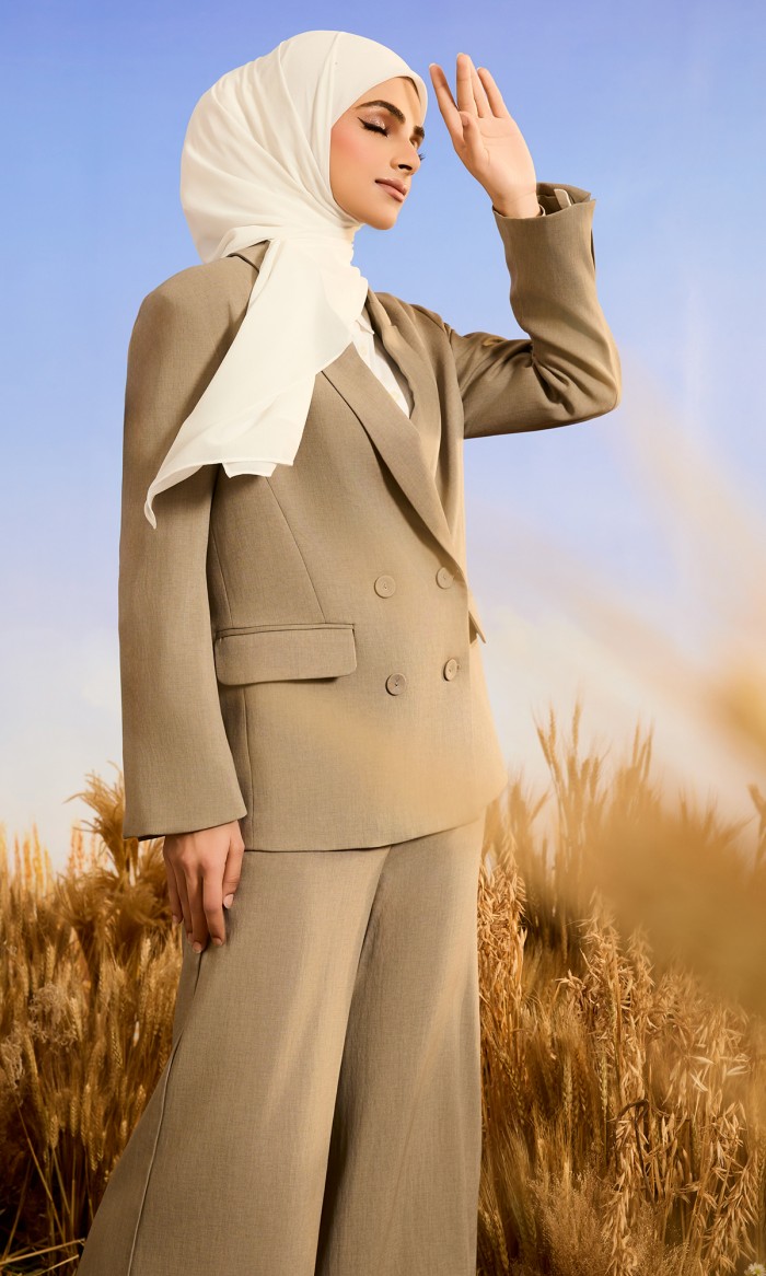 Armani Suit in Fog Green