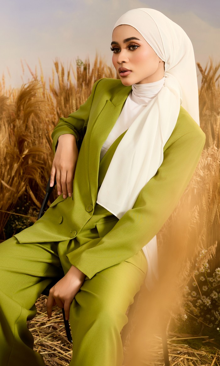 Armani Suit in Lime Green