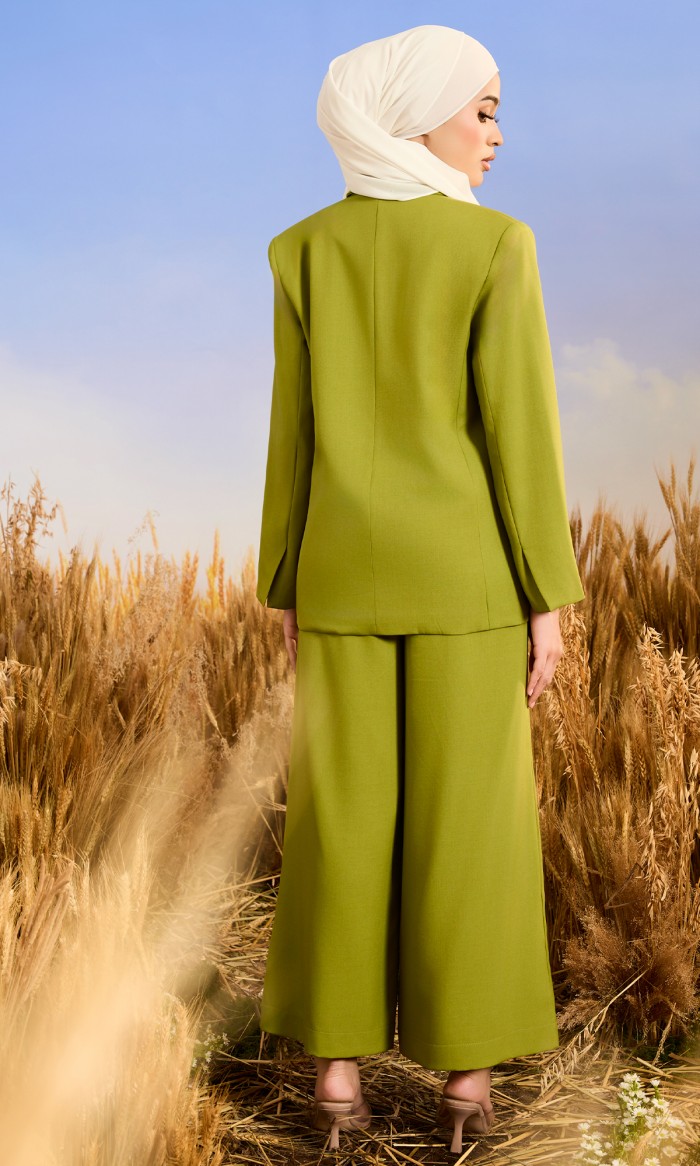 Armani Suit in Lime Green
