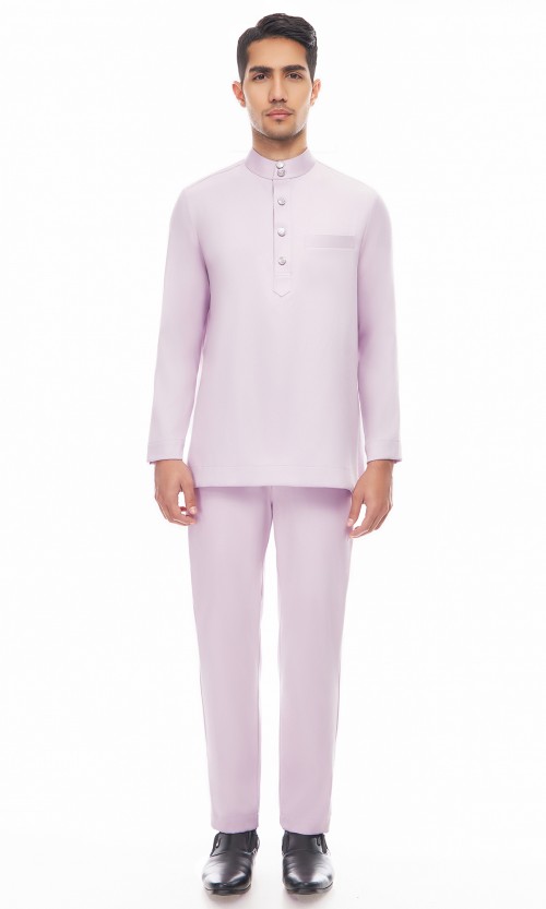 Aaryan Baju Melayu in Lilac