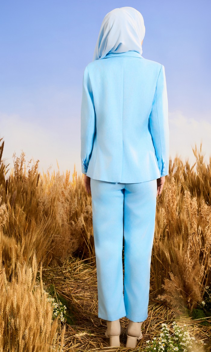 Cassandra Suit in Light Sky Blue