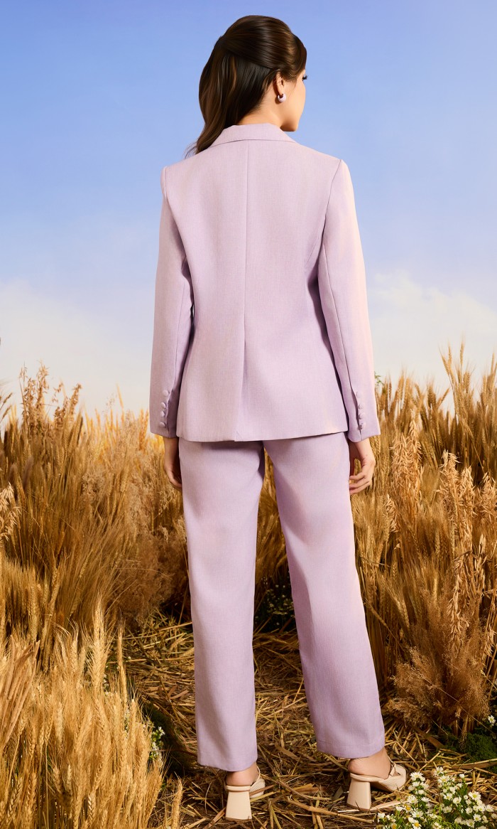 Cassandra Suit in Periwinkle Purple
