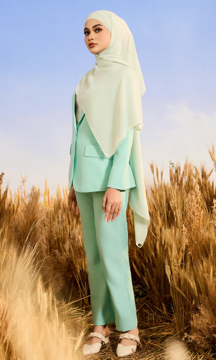 Cassandra Suit in Light Turquoise