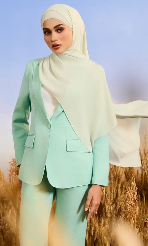 Cassandra Suit in Light Turquoise