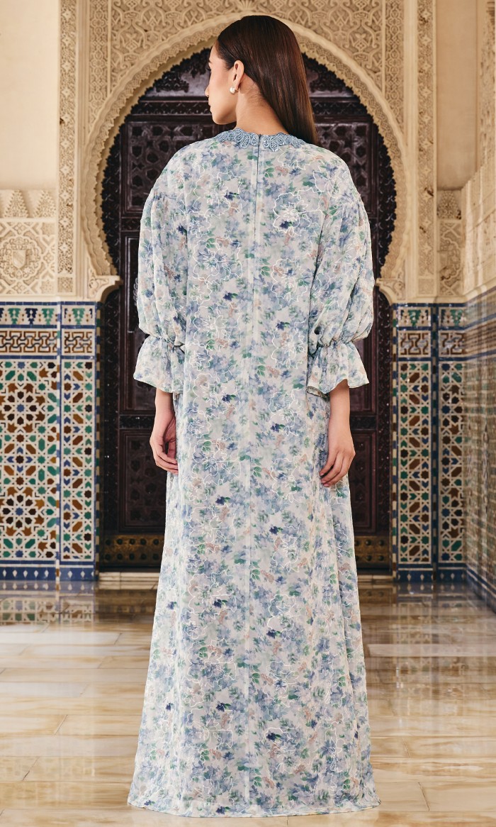 Chanelle Dress in Florentine Blue