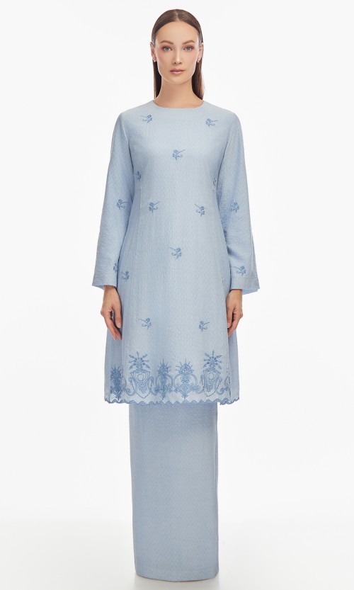 Delaney Kurung in Arctic Blue