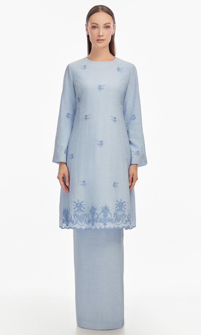 Delaney Kurung in Arctic Blue