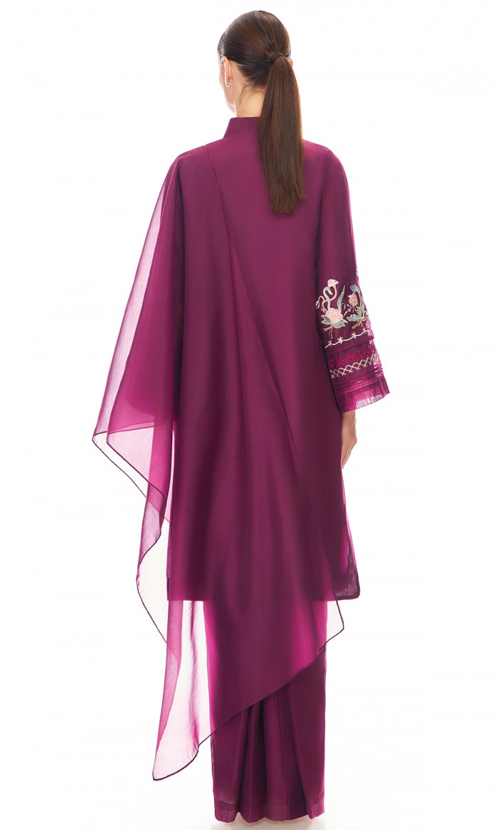 Emerie Kurung in Old Mauve