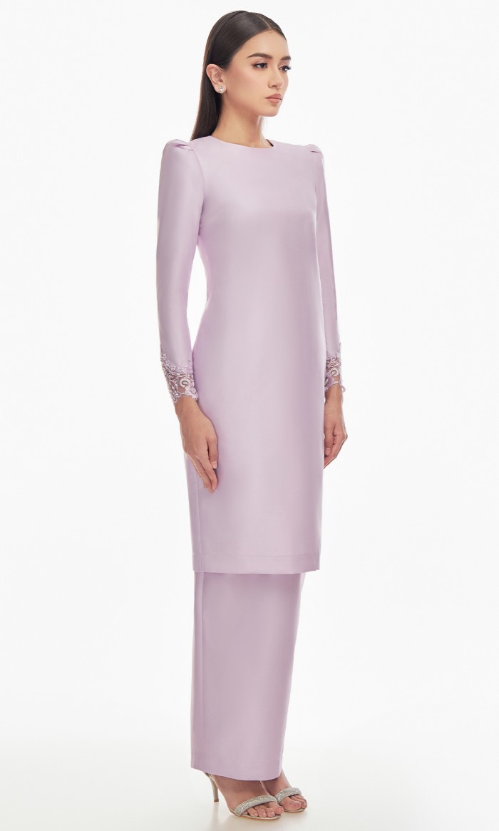 Fedora Kurung 2.0 in Lilac Lace