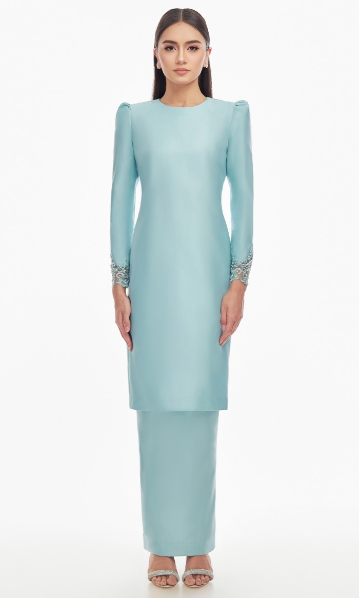 Fedora Kurung 2.0 in Tiffany Blue