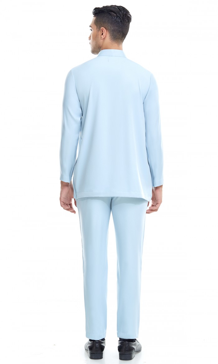 Fahaad Baju Melayu in Light Baby Blue