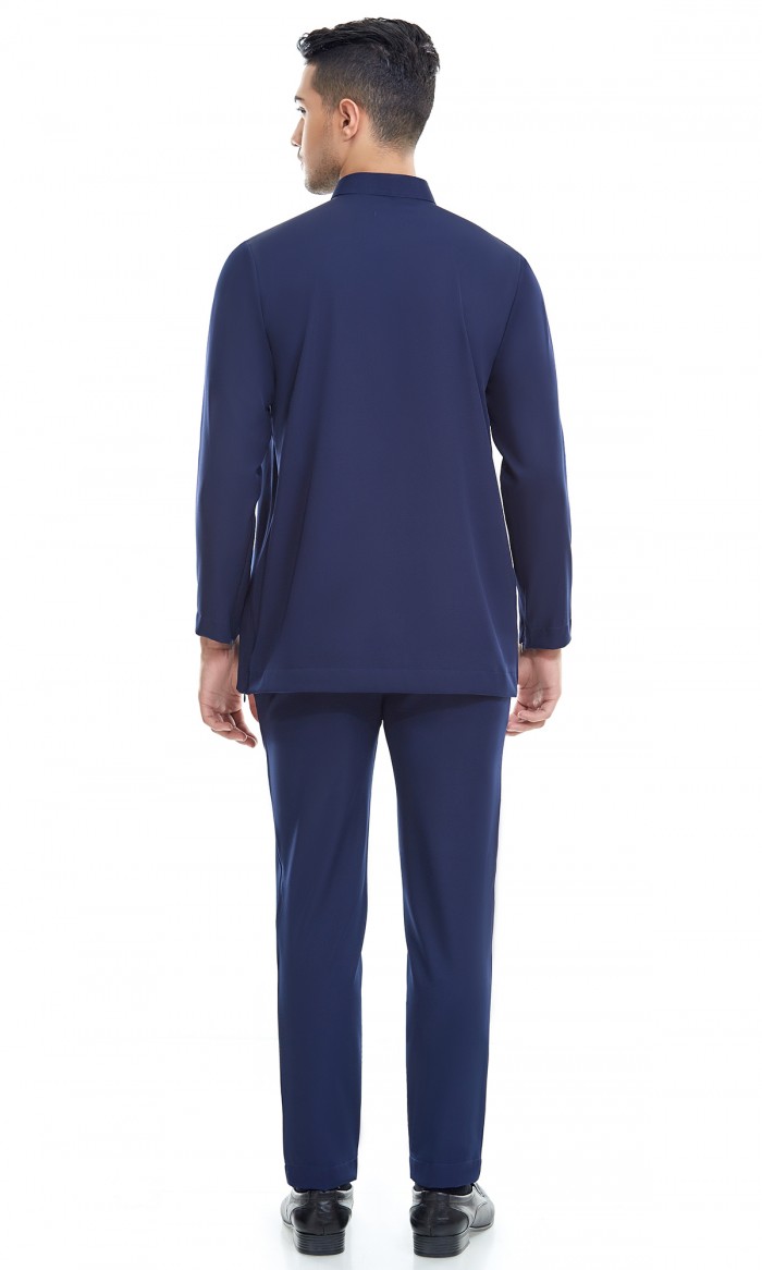 Fahaad Baju Melayu in Oxford Blue