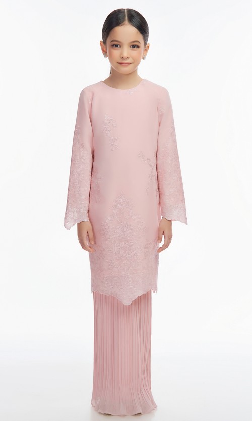 Gracelynn Kurung Kids in Rose Bloom