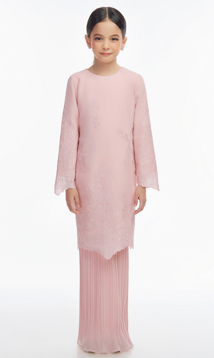 Gracelynn Kurung Kids in Rose Bloom