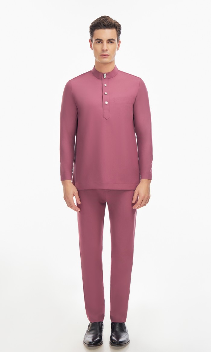 Harraz Baju Melayu in Grape Purple