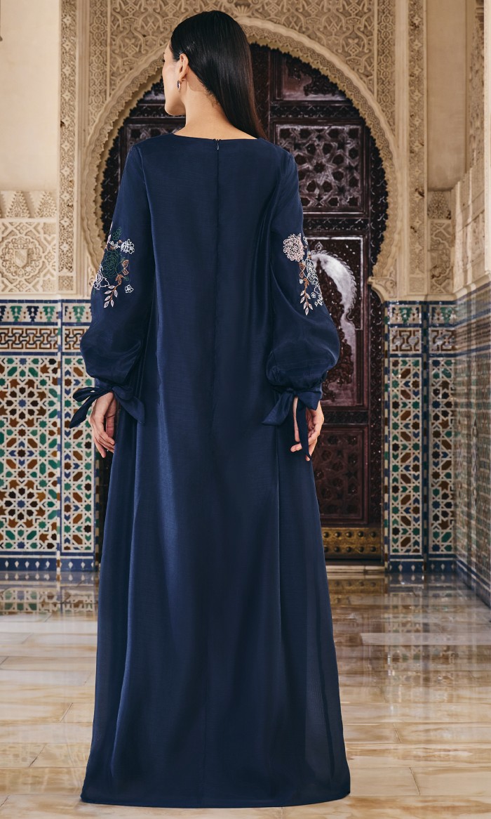 Hadeeya Dress in Chathams Blue
