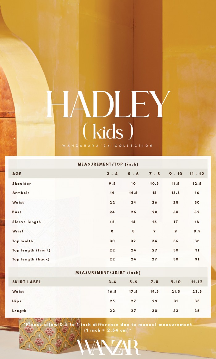 Hadley Kurung Kids in Chathams Blue