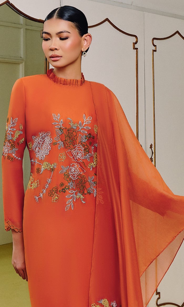 Hadley Kurung 2.0 in Sunny Orange