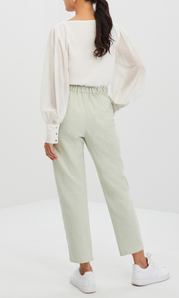 Hazel Pants in Fern Green