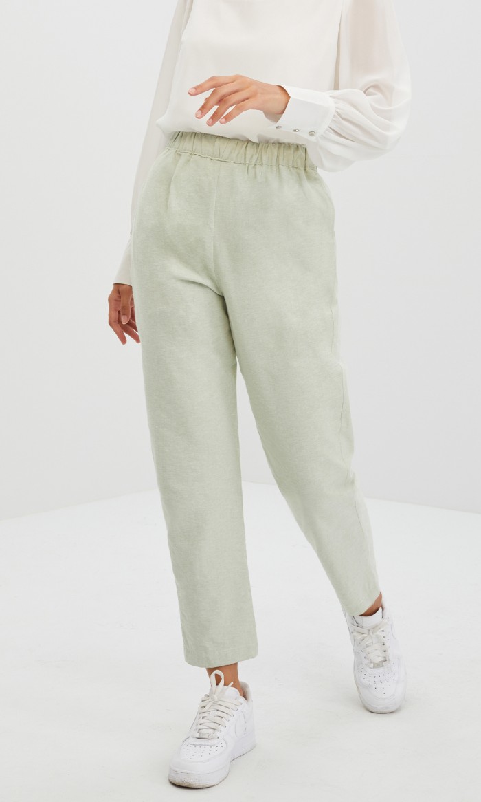 Hazel Pants in Fern Green