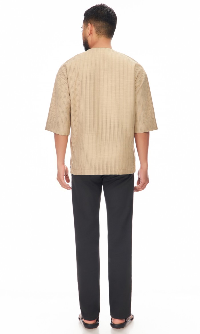 Ilham Kurta in Birch Beige