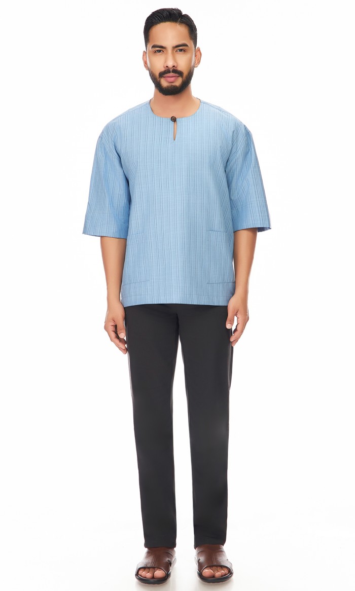 Ilham Kurta in Baby Blue