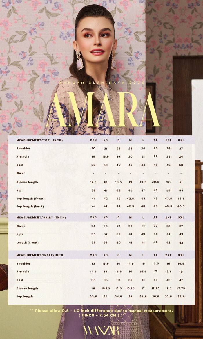 Amara Kurung in Light Coral