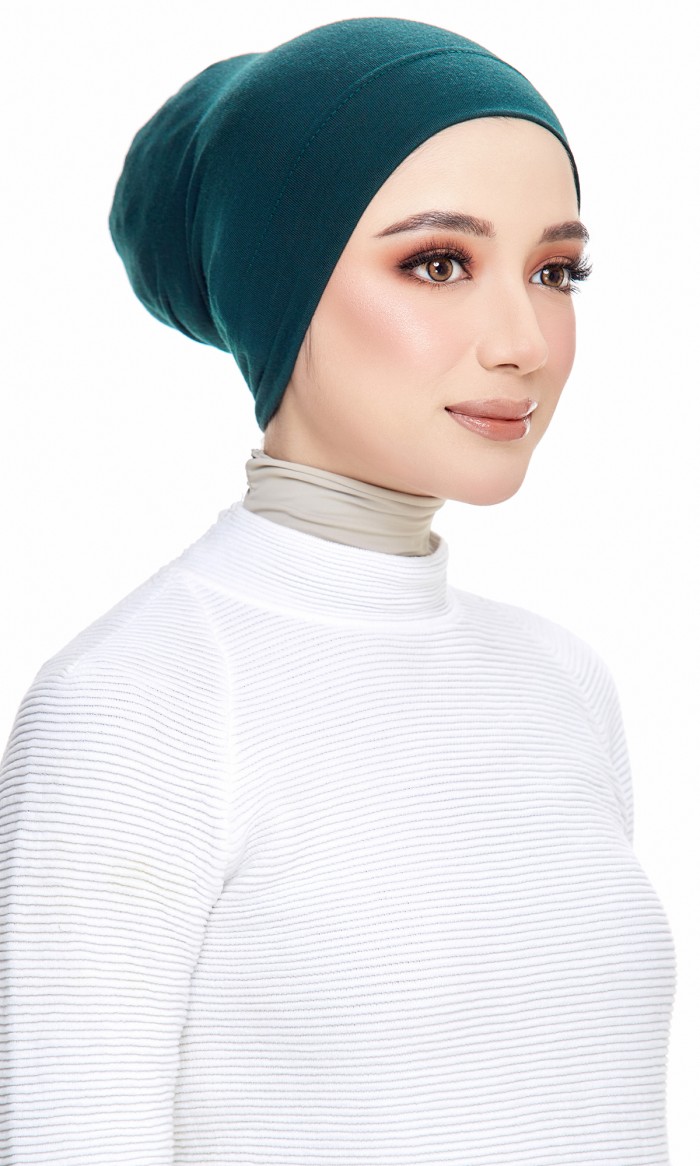 Rania Inner Cap in Emerald Green