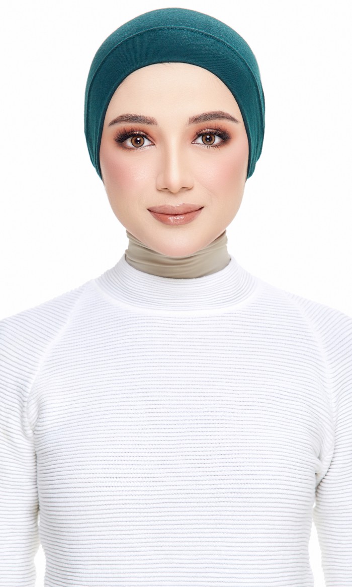 Rania Inner Cap in Emerald Green