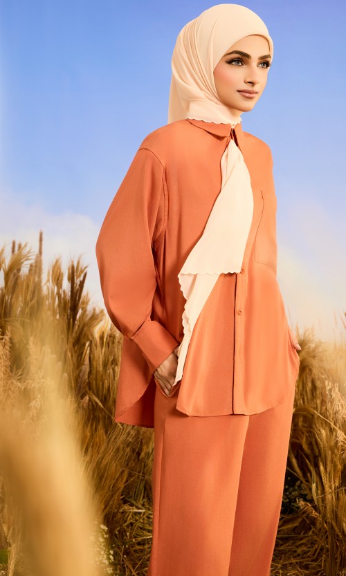 Irie Set in Peach Orange