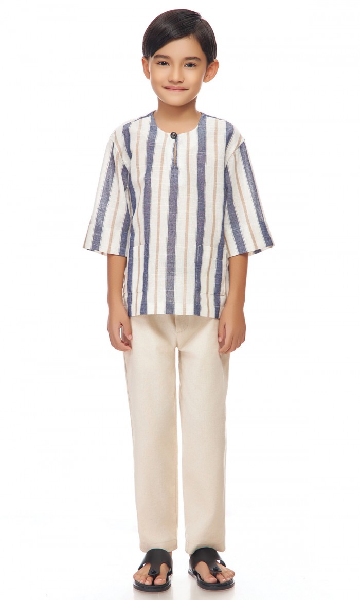 Ishaq Kurta Kids in Space Gray