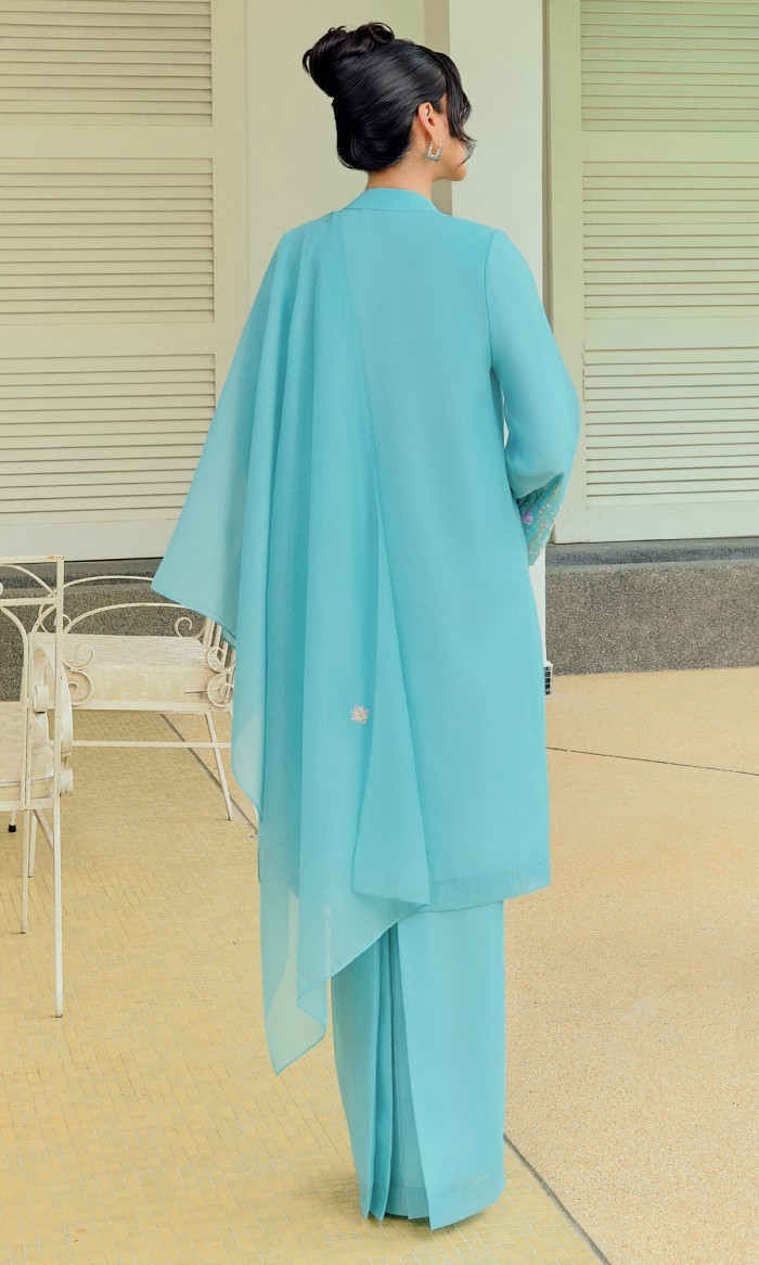 Khaleeda Kurung 3.0 in Pacific Blue