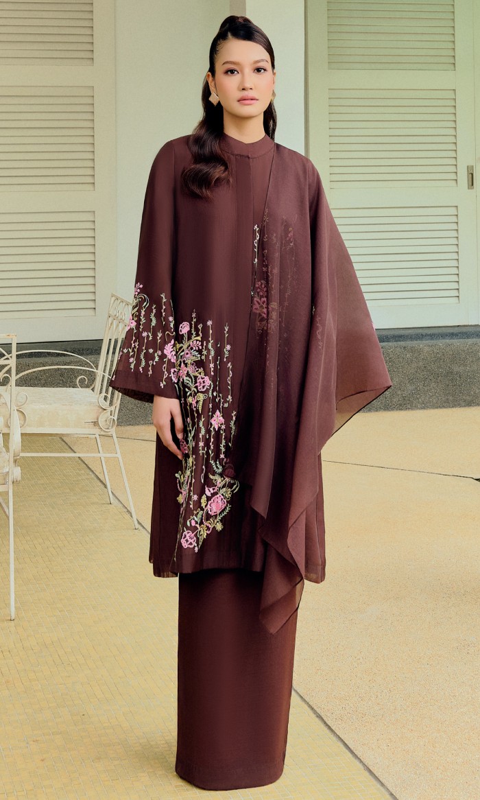 Khaleeda Kurung 3.0 in Rich Brown
