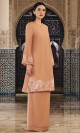 Khaleesya Kurung in Toffee Brown