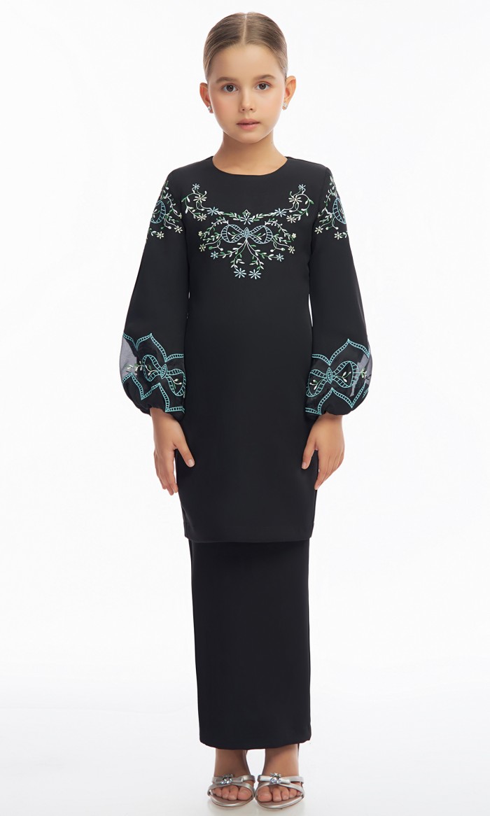 Keoni Kurung Kids in Black