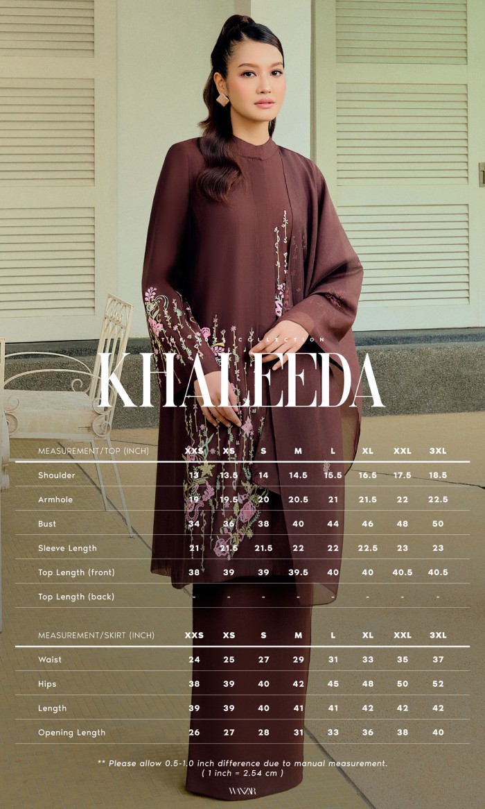 Khaleeda Kurung 3.0 in Rich Brown