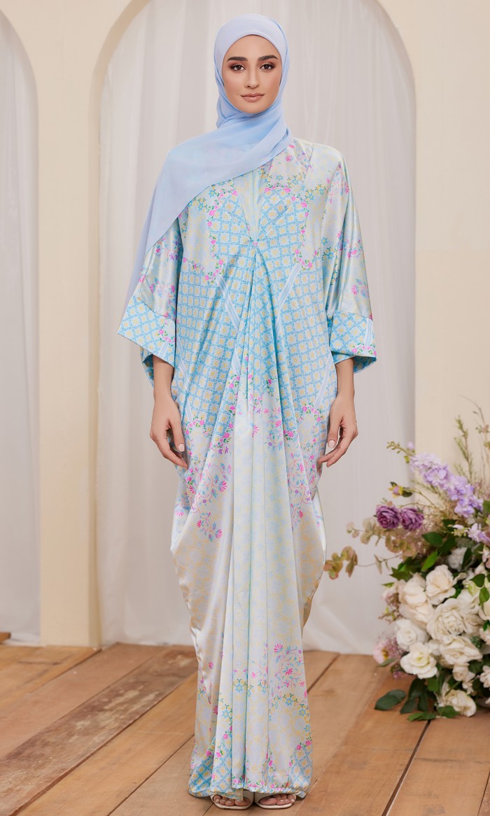 Leona Kaftan in Sapphire Blue