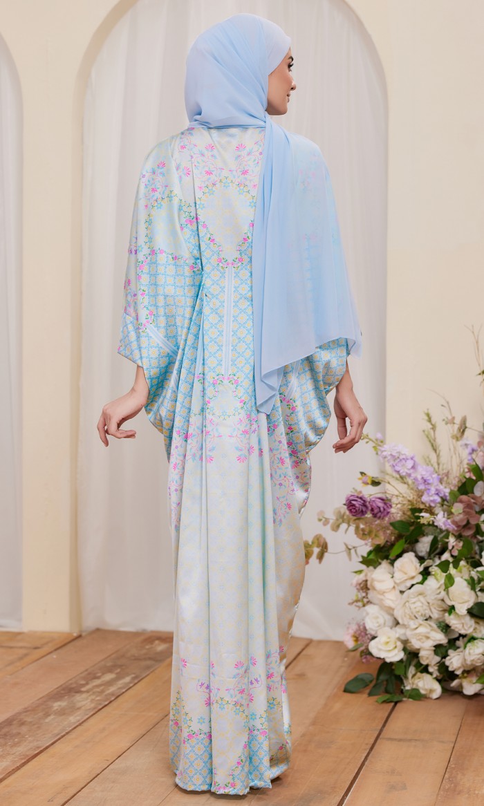 Leona Kaftan in Sapphire Blue