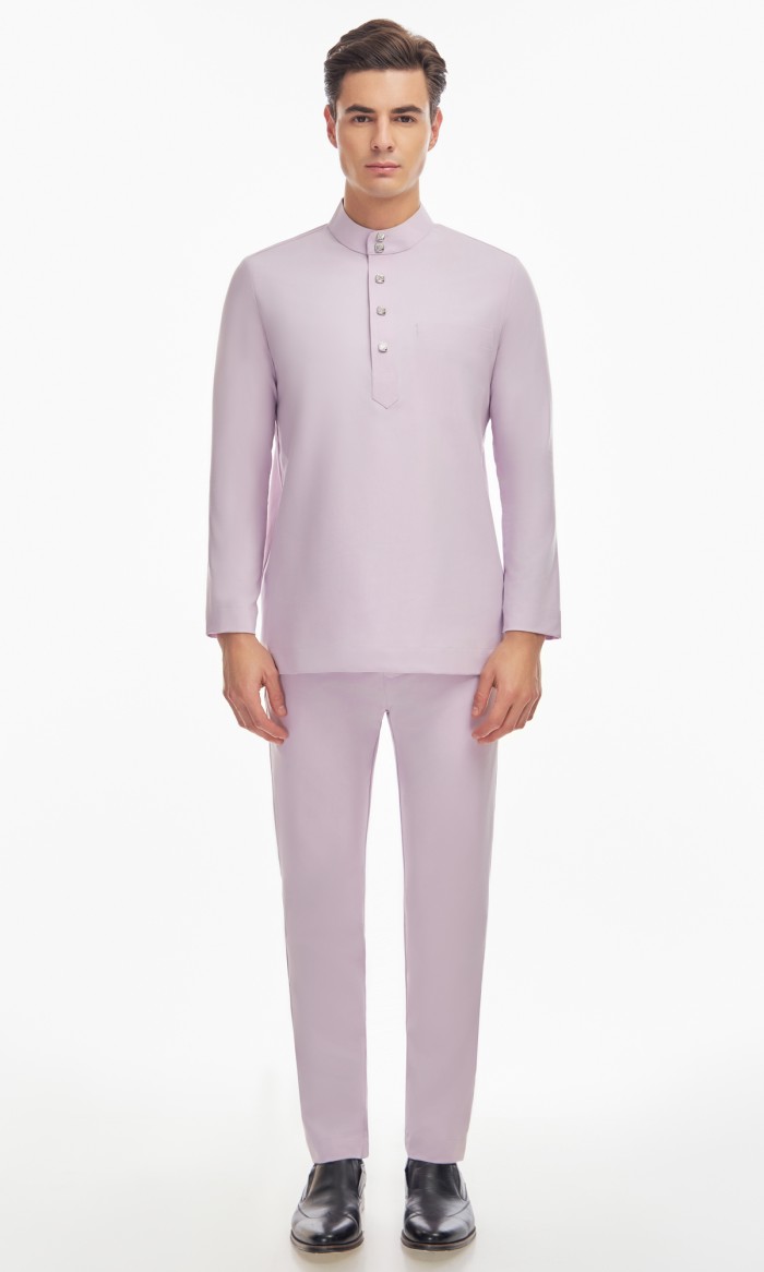 Harraz Baju Melayu in Light Lilac