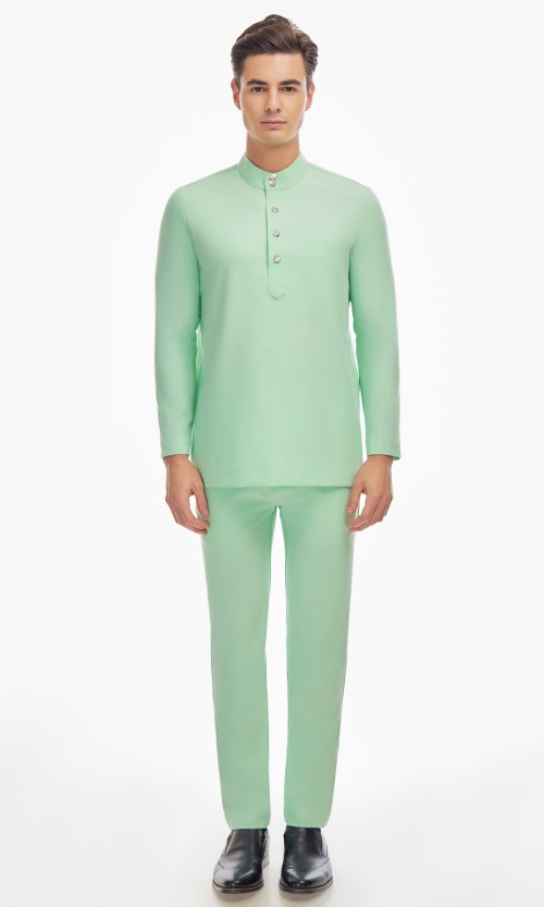 Harraz Baju Melayu in Mint Green