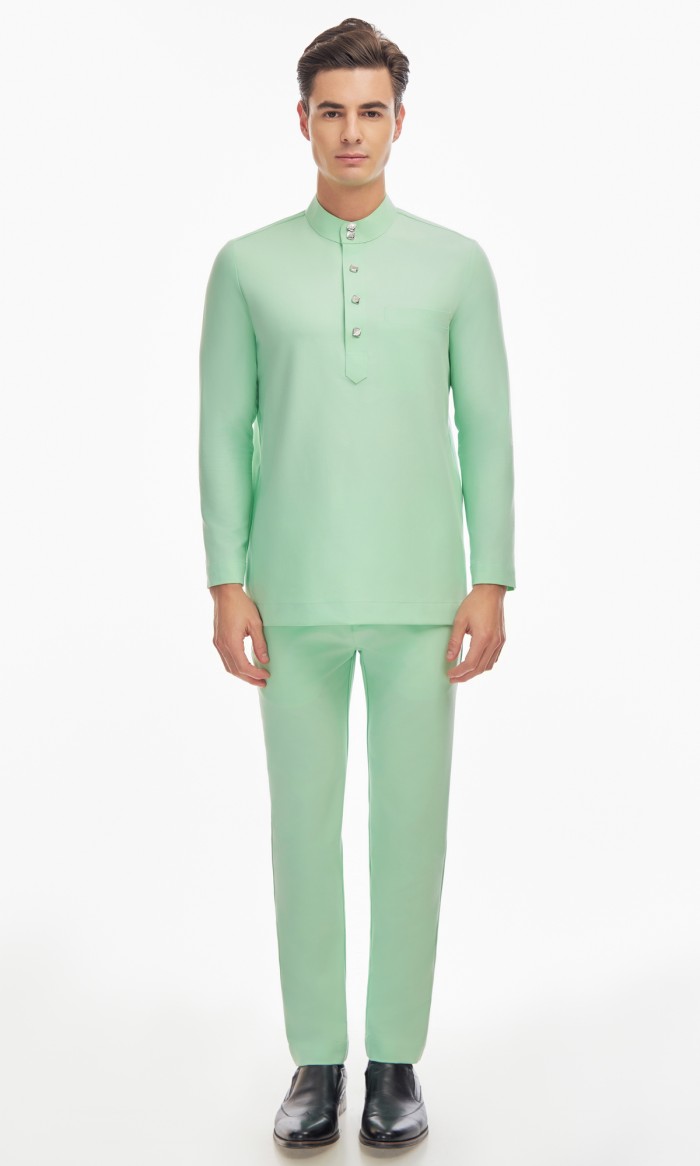 Harraz Baju Melayu in Mint Green