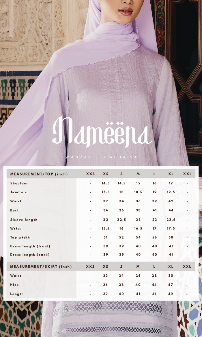 Nameena Kurung in Sandy Brown