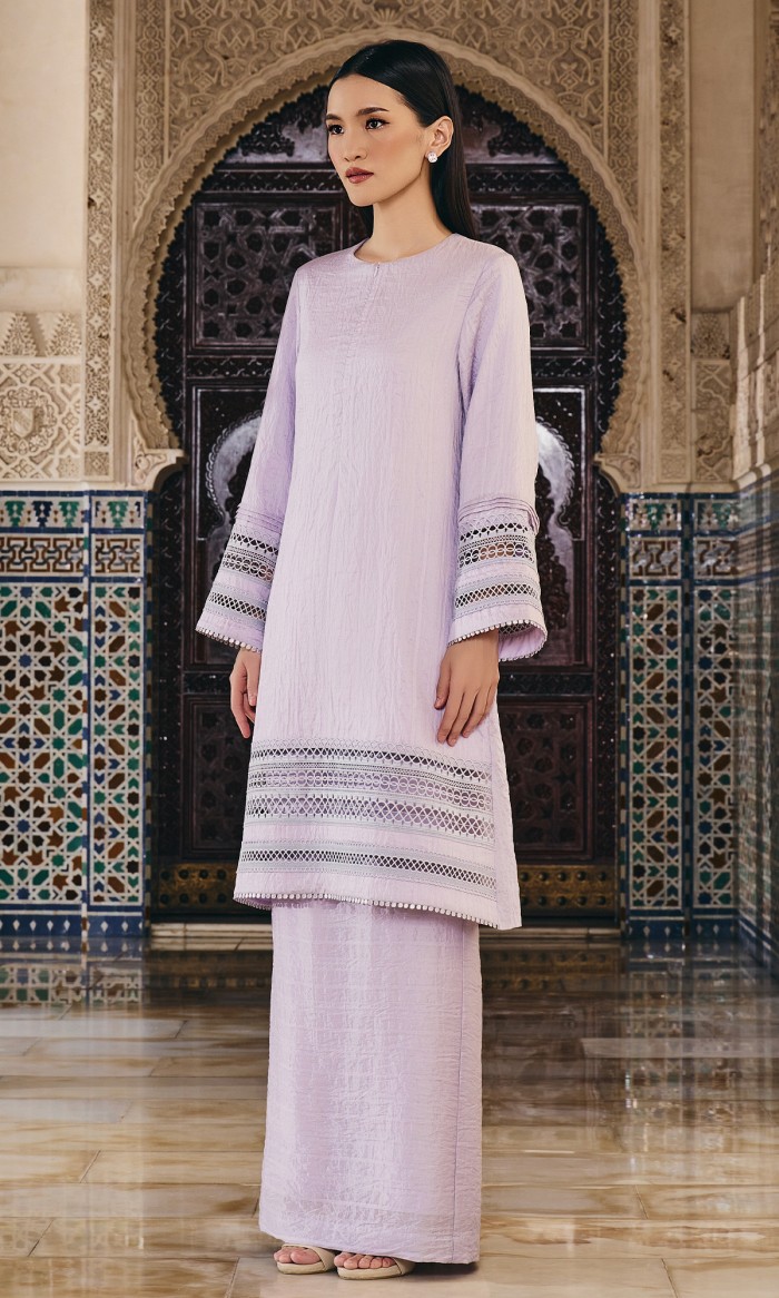 Nameena Kurung in Pale Lilac