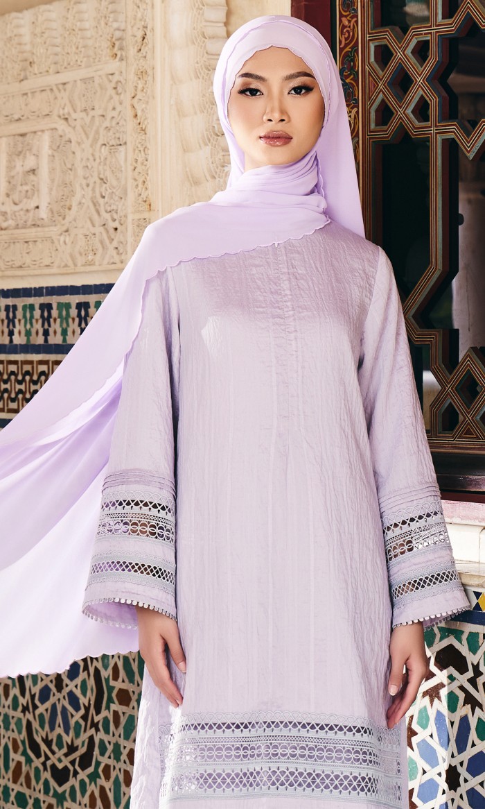 Nameena Kurung in Pale Lilac