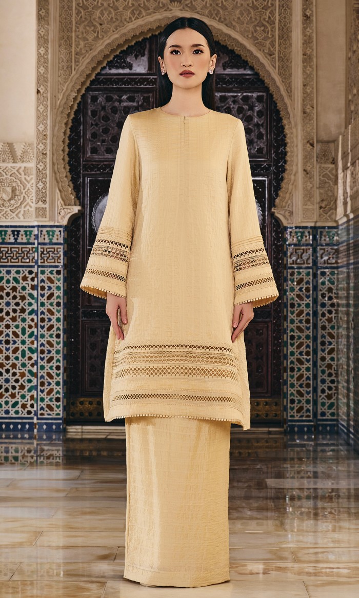 Nameena Kurung in Sandy Brown